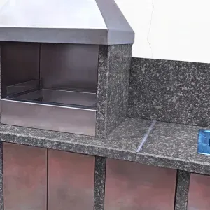 Фартук для барбекю комплекса - Камбулатовский гранит